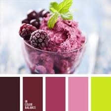 Limettengrune Farbe Macht Die Kombination Aus Tonen Von Brombeeren Und Brombeereis Lila Und Cremigrosa Raumlicher Farbpalette Farbkombination Farbabstimmung