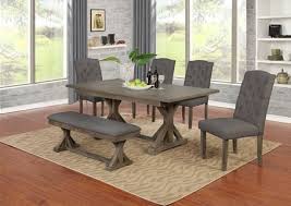 The furniture sets to late accretion occurring the dining experience. D300 6pc Gy 6 Pc Gracie Oaks Clarissa Antique Rustic Grey Finish Wood Dining Table Set