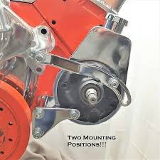 Small Block Chevy Chrome Power Steering Bracket Saginaw Pumps Sbc 327 350 400 In 2020 Chevy Small Saginaw