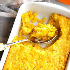 Corn Bread Casserole Recipe Since My Husband Likes Spicy Foods I Frequently Sprinkle Chopped Jalapeno P Cornbread Casserole Thanksgiving Corn Recipes Recipes