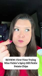 Spicy Dill Pickle Chips Review from Miss Vickies