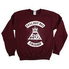 Maroon Chicago City Crewneck Boys Sweatshirts Sweatshirts Sweatshirt Designs