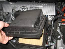 2012 toyota prius air filter get a new air filter for your 2012 toyota prius to ensure that your engine has free air flow and a proper air fuel ratio. Toyota Prius Engine Air Filter Replacement Guide 004