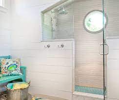 Shop from the world's largest selection and best deals for wade porcelain & china tableware. Shiplap Bathroom Tile The Ceramic Tile Used In The Shower Keeps The Same Shiplap Look That Bathroom Remodel Small Shower Bathroom Design Bathroom Remodel Tile
