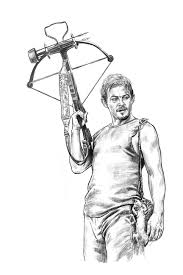 Eccc Daryl Dixon The Walking Dead Walking Dead Art Coloring Books