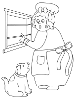 Alice and animals coloring pages. Fairy Tale And Nursery Rhyme Coloring Pages