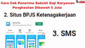 Bpjs ketenagakerjaan terbaik di indonesia! Cara Cek Nama Penerima Subsidi Gaji Blt Karyawan Swasta Gaji Dibawah 5 Jt Di Bpjs Ketenagakerjaan Youtube