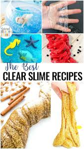 30 Clear Slime Recipe How To Make Clear Slime The Best Natural Beach Living Diy Clear Slime Slime Slime For Kids
