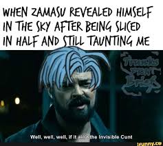 Well Well Well If It Ain T The Invisible When 2amasu Revealed Himself In The Sky After Bein4 Slked In Half And Ill Tavntin4 Me Ifunny Dbz Memes Funny Dragon Memes
