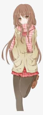 Anime girls, asuka langley soryu, eye patch, neon genesis evangelion. Share This Anime Girl W Brown Hair Transparent Png 500x918 Free Download On Nicepng
