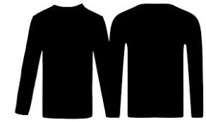 Kaos polo shirt lengan baju, kaos hitam, kaos leher kru hitam, tshirt, mode, kain png. 24 Mentahan Kaos Lengan Panjang Depan Belakang Hitam Png Mentahanku