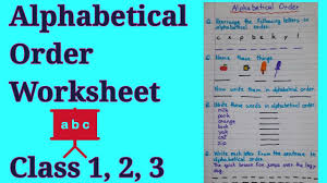 Worksheets for class 2 english grammar. Class 2 English Grammar Alphabetical Order Worksheet Worksheet Of Alphabetical Order For Class 2 Youtube