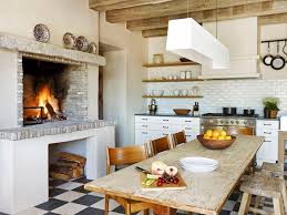 1001 Idees Sublimes Pour Accueillir La Deco Campagne Chez Soi Cheminee Rustique Cheminee Cuisine Cheminee Design