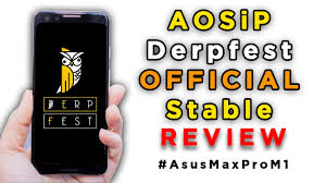Gaming Rom Review Rom Aosip Derpfest Official Stable Android 10 Di Asus Max Pro M1 Youtube