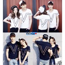 Jadi anda bisa memilih sesuai selera. Kaos Couple Baju Couple Baju Couple Lengan Pendek Murah Victor Shopee Indonesia