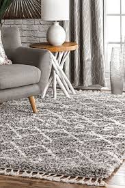 Kalin Diamond Moroccan Shag With Tassels Rug Shag Rug Living Room Rugs Moroccan Decor Living Room