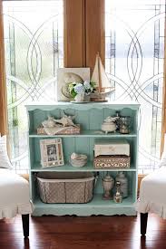 30 Painted Furniture Ideas In Blue More Refresh Restyle Bookcase Makeover Cottage Decor Home Decor