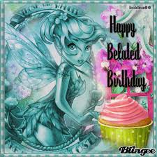 Belated Birthday Mbeliever Melanie Belated Birthday Birthday Tinkerbell