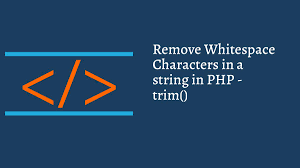 A function is a reusable block of statements that performs a specific task. How To Remove Whitespace Characters In A String In Php Trim Function Tech Fry