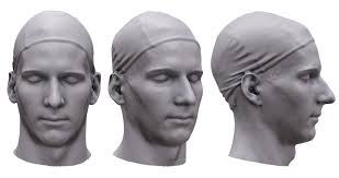 Human photo references and textures for artists