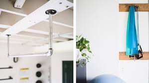 Great pull up bars and tips to use them efficiently. Home Gym Ideas From Monica Mangin