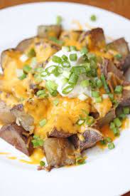 Loaded Slow Cooked Potatoes 5 Dinners Recipes Meal Plans Recipe Crock Pot Cooking Slow Cooker Recipes Recipes