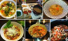 I created this soup after becoming tired of the excess salt and lack of veggies in canned minestrone. Jamie S 15 Minutes Meals å¤§åå°å»å¿«ç®15åé 15 Minute Meals Jamie Oliver Recipes Meals