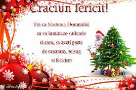 Vă urez din suflet crăciun fericit! Felicitari De Craciun CrÄciun Fericit Christmas Card Messages Christmas Messages Christmas