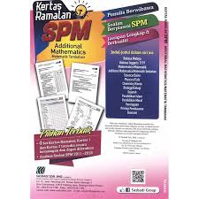 Modul betulkan kesalahan bm spm via. Kertas Ramalan Spm Matematik Tambahan Additional Mathematics Addmath Shopee Malaysia