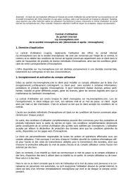 Toute connexion au site est subordonnée au respect des présentes conditions. Contrat D Utilisation Du Portail Internet My Innovaphone Com De La