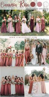 20 Trendy Romantic Cinnamon Rose Wedding Color Ideas Dusty Rose Bridesmaid Dresses Rose Bridesmaid Dresses Wedding Bridesmaid Dresses
