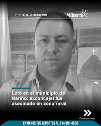 🔵 Luis Fernando Ocampo Arias era reconocido en la comunidad por su  participación en procesos políticos y sociales 👉  https://mioriente.com/paramo/narino/luto-en-el-municipio-de-narino-exconcejal-fue-asesinado-en-zona-rural.html  Ingresa al canal de ...