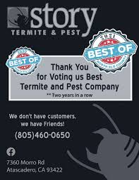 Find pest control companies near you. Story Termite Pest Control Voted Best Pest And Termite Control Paso Robles Press