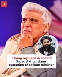 Lyricist Javed Akhtar expressed dismay over the warm welcome given to  Afghan Foreign Minister Amir Khan Muttaqi at Darul Uloom Deoband. Muttaqi's  visit to India for trade discussions began with controversy after