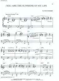 You are my sunshine (cover) music travel love (white island, camiguin philippines). Stevie Wonder You Are The Sunshine Of My Life Sheet Music Pdf Free Score Download