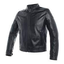 Dainese Legacy Leather Jacket Cafe Racer Jacket Leather Jacket Leather Jacket Black