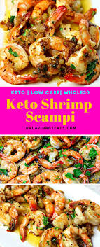 Love Shrimp Scampi But Want To Stick To Keto Low Carb Or Whole30 This Easy Garlicky And Buttery Ket Scampi Recipe Shrimp Scampi Recipe Keto Shrimp Recipes