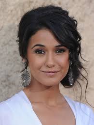 Low Side Bun Messy Hairstyles With Side Bangs For Long Black Hair Side Hairstyles Bridesmaid Hair Hair Inspiration