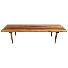 Danish modern benches gently used, vintage, and antique danish modern benches. Yugoslavian Slatted Bench Coffee Table Vintage Mid Century Modern At 1stdibs