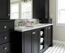 Small, floating, with drawers, timber, modern, vintage, rustic, white, hamptons style. 15 Black Bathroom Vanity Sets Home Design Lover