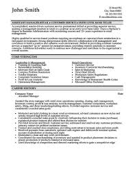 assistant manager resume template