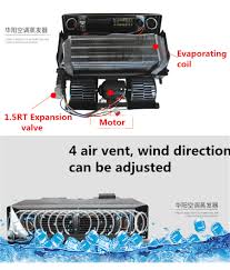 Household air conditioner, dc air conditioner. Air Conditioning Heat Car 12v 30w A C Kit 32 Pass Coil Underdash Evaporator Compressor Air Conditioner Automotive