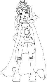 For the coloring part, choose one of the coloring pages available, and then start coloring using the multitude of available colors, clicking and holding the left mouse button while moving it around in order to apply said colors, simple as that. Ever After High