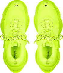 A shoe, but also an idea. Balenciaga Yellow Clear Triple S Sneakers Incorporated Style