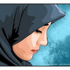Gambar animasi muslimah pakai headset / cartoon wallpapers muslim. Muslimah Story Home Facebook