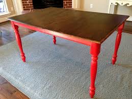 Refinished Oak Farmhouse Table Before After Red Kitchen Tables Oak Farmhouse Table Kitchen Table Oak