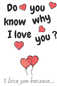 Do You Know Why I Love You I Love You Because Love Expression Book Reasons Why I Love You Space For Love Notes Valentine S Day Anniversary Wedding For Men