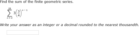 Then you want to find out how that sequence is related to the counting sequence. Ixl Find The Sum Of A Finite Geometric Series Precalculus Practice