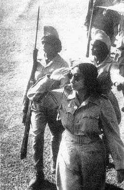 Netaji Subhas Chandra Bose built and led the Indian National Army (INA) of over 40,000 volunteers during World War II, including one of the first all-female infantry regiments in modern history, the