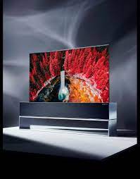 lg tvs oled65r9pua thumbnail 2 this tv rolls up price tbd lg tvs tvs oled tv